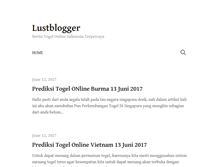 Tablet Screenshot of lustblogger.com
